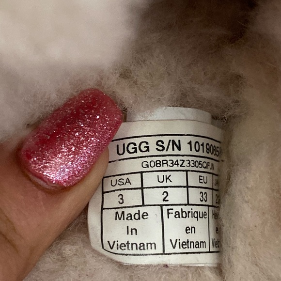 UGG Cozy II Sheepskin kids Slippers Pink Kids s3 - Picture 8 of 8